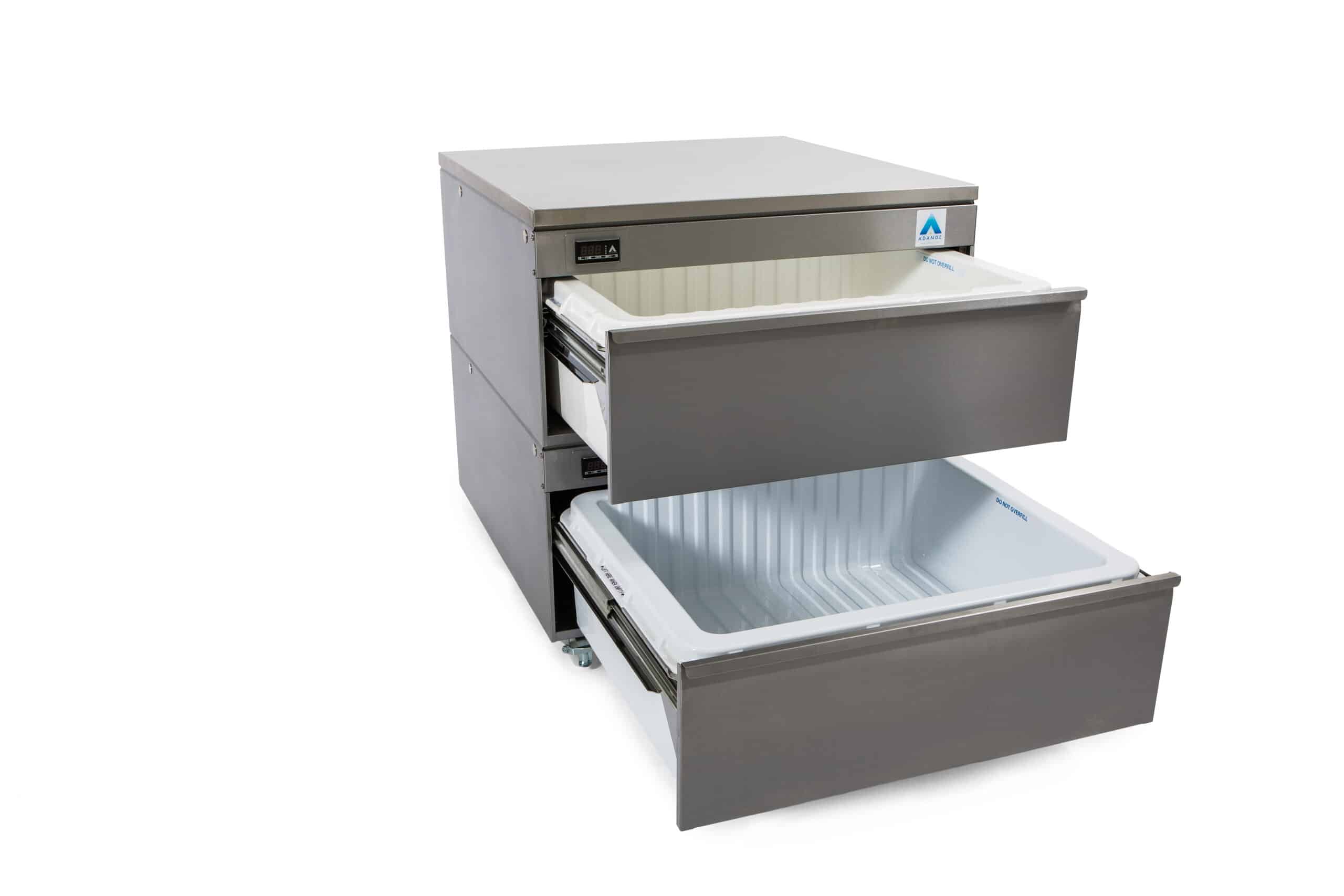 PREP COUNTER – TWO DRAWER – AVR2 SERIES – COMBO – FRIDGE-ONLY ON A STANDARD DRAWER