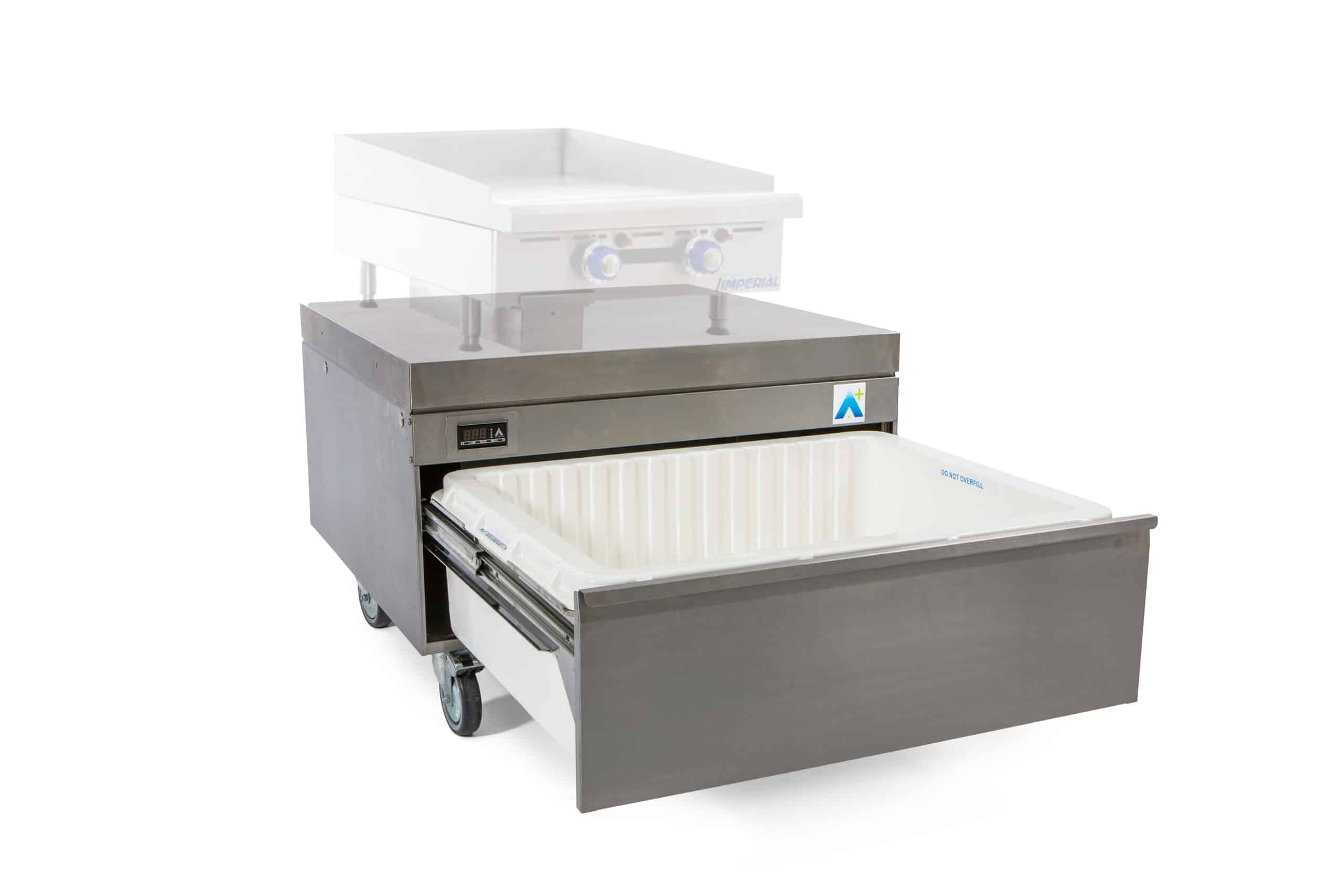 CHEF BASE – HCR SERIES – ONE DRAWER – REAR ENGINE – HOT COOKLINE – FRIDGE-ONLY