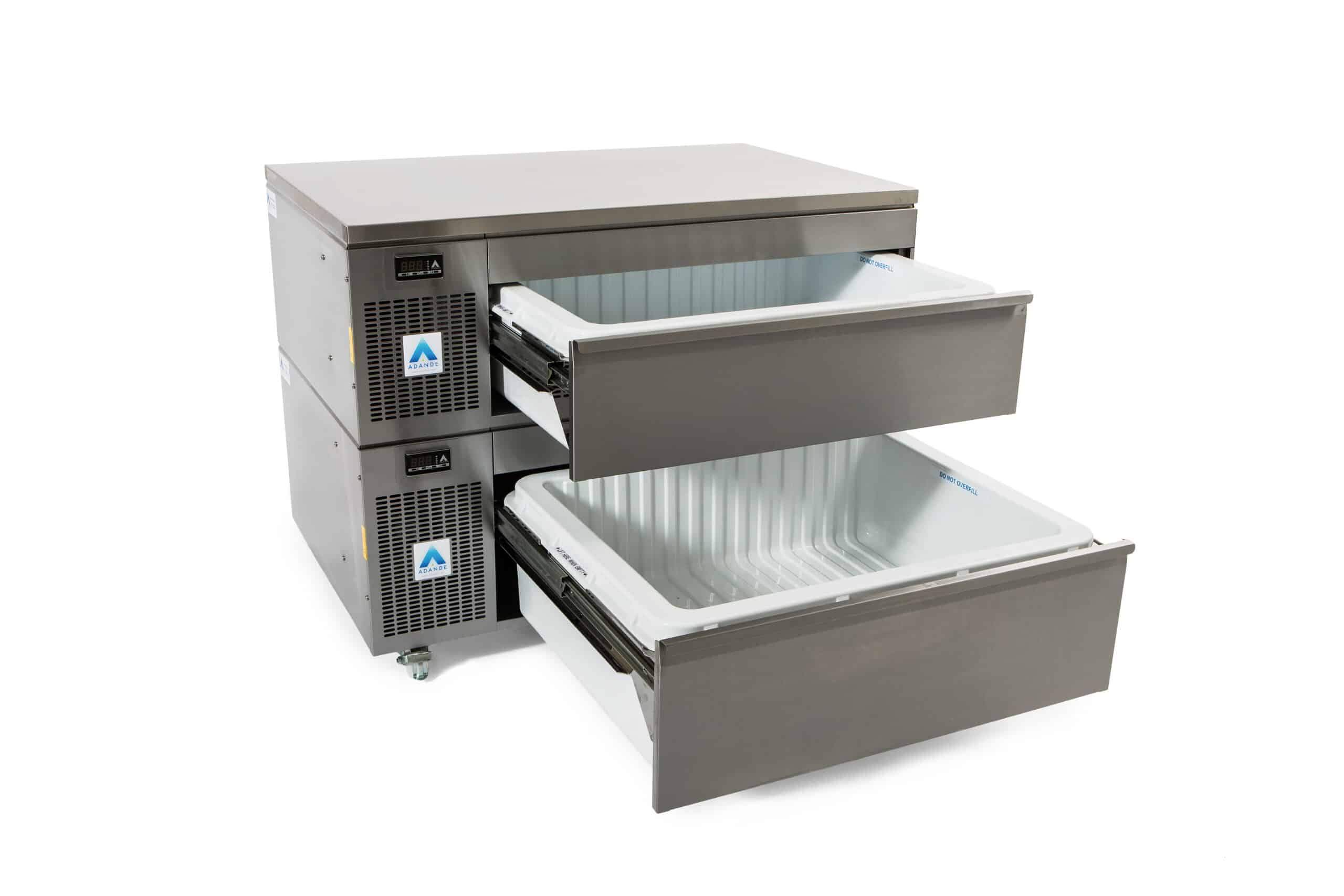 PREP COUNTER – COMBO – TWO DRAWER SVS2 SERIES – SHALLOW ON STANDARD